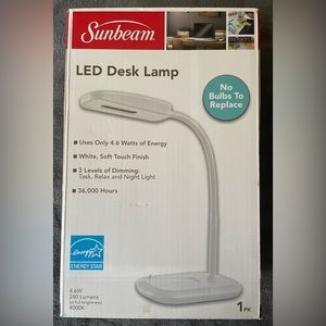 New Sunbeam LED Desk Lamp